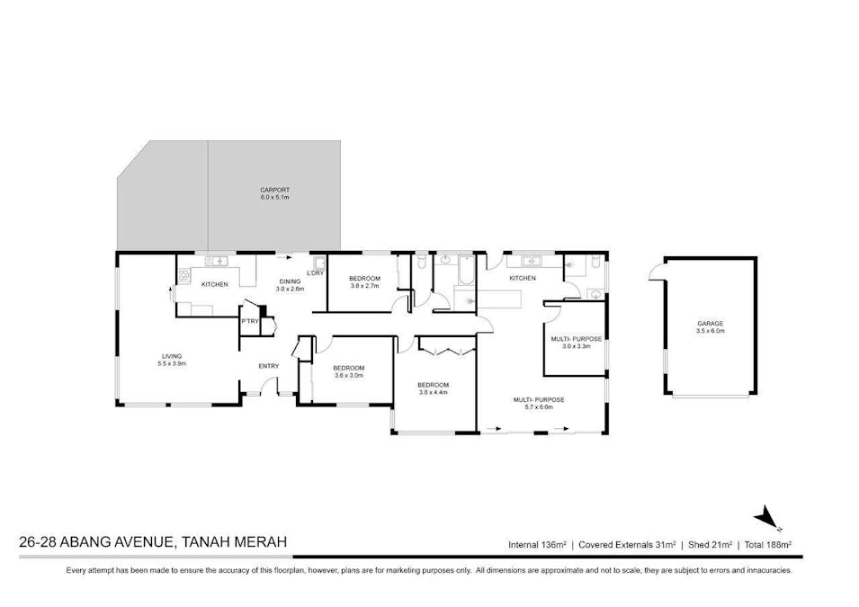 26-28 Abang Avenue, Tanah Merah, QLD, 4128 - Floorplan 1