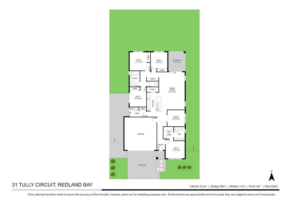 31 Tully Circuit, Redland Bay, QLD, 4165 - Floorplan 1