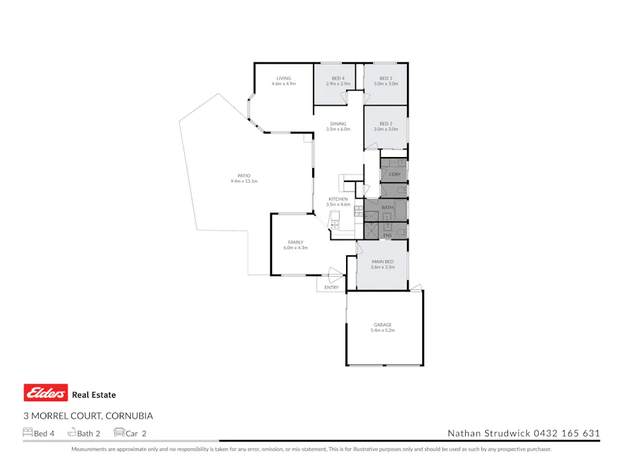 3 Morrel Court, Cornubia, QLD, 4130 - Floorplan 1