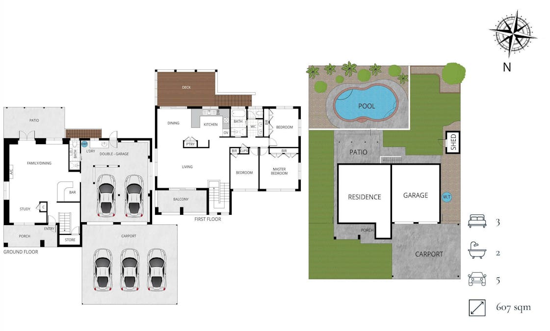 8 Willoughby Crescent, Springwood, QLD, 4127 - Floorplan 1
