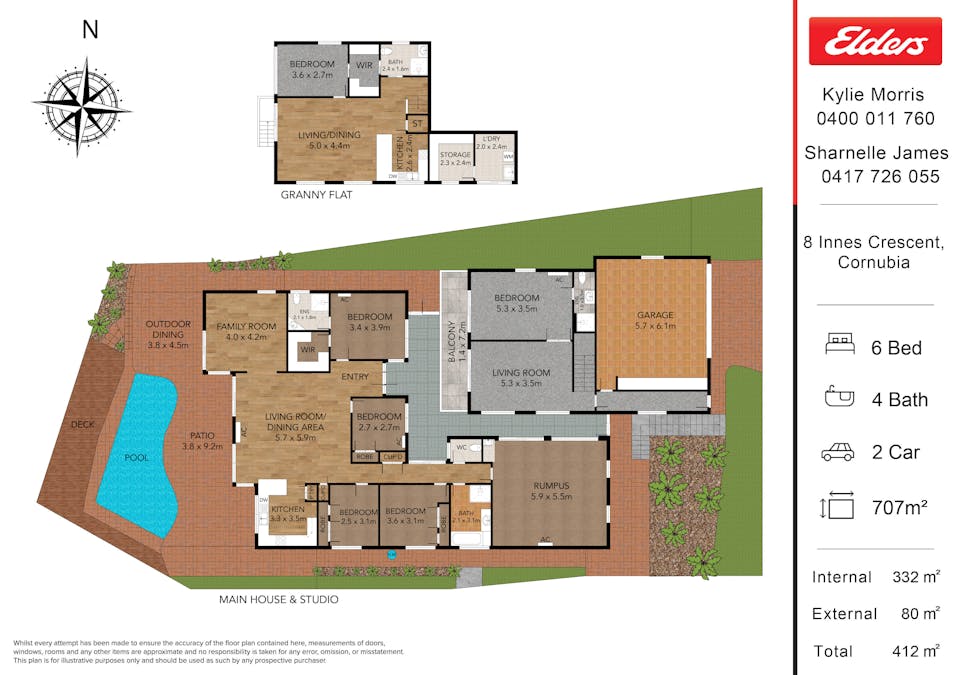 8 Innes Crescent, Cornubia, QLD, 4130 - Floorplan 1