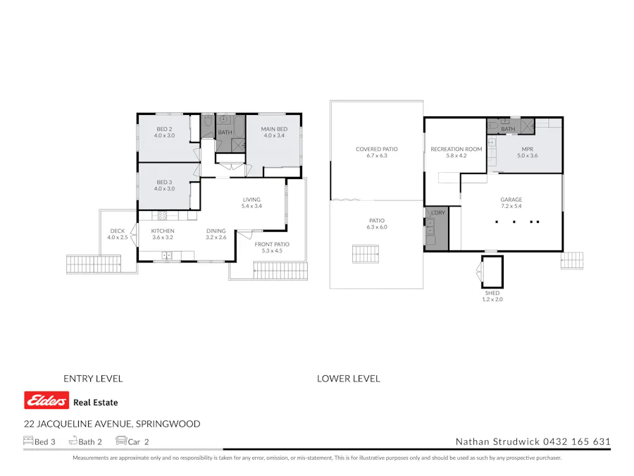 22 Jacqueline Avenue, Springwood, QLD, 4127 - Floorplan 1