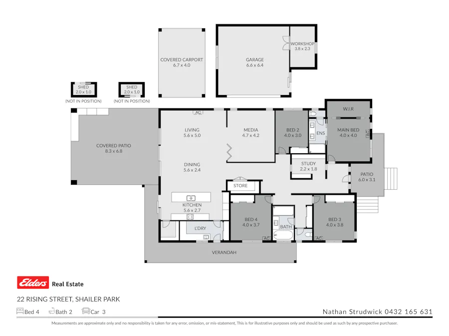 22 Rising Street, Shailer Park, QLD, 4128 - Floorplan 1