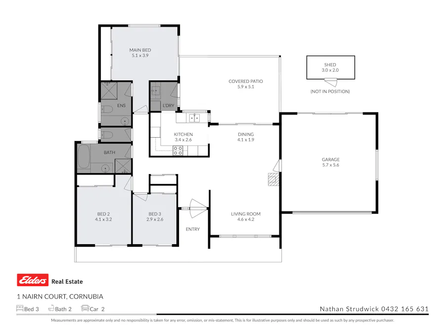 1 Nairn Court, Cornubia, QLD, 4130 - Floorplan 1