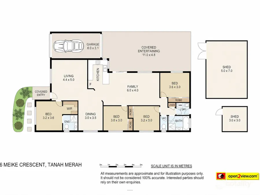 6 Meike Crescent, Tanah Merah, QLD, 4128 - Floorplan 1
