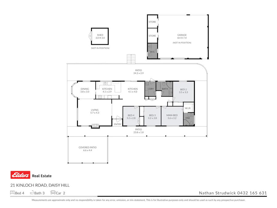 21 Kinloch Road, Daisy Hill, QLD, 4127 - Floorplan 1