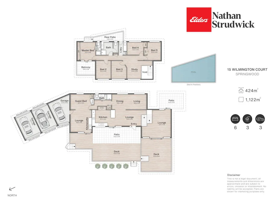 15 Wilmington Court, Springwood, QLD, 4127 - Floorplan 1