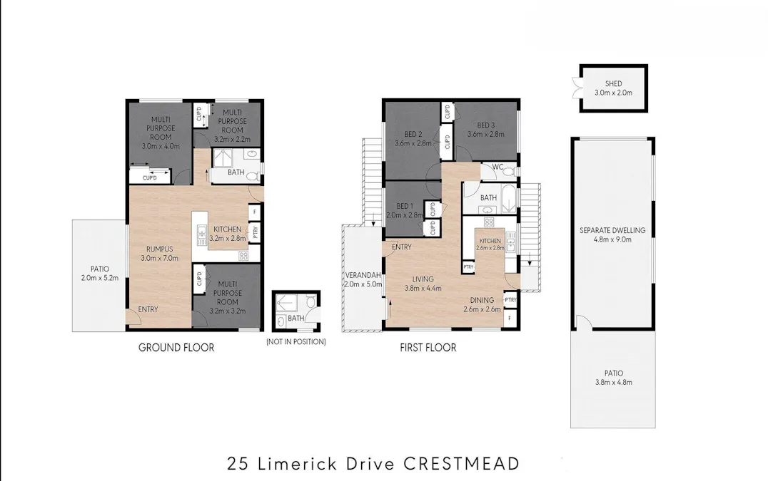 25 Limerick Drive, Crestmead, QLD, 4132 - Floorplan 1