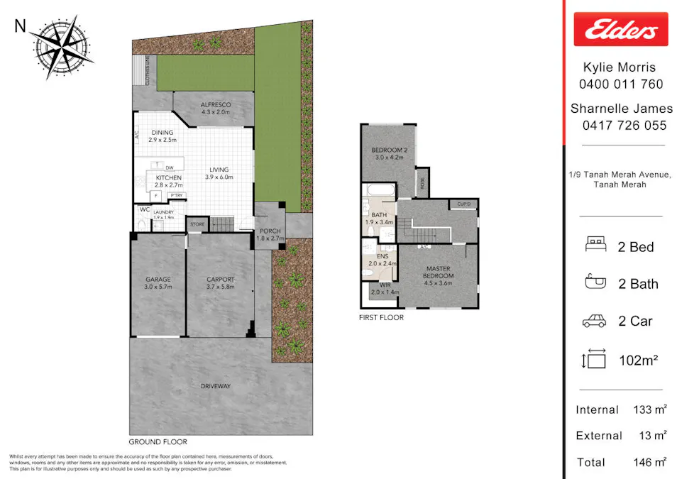 1/9 Tanah Merah Avenue, Tanah Merah, QLD, 4128 - Floorplan 1