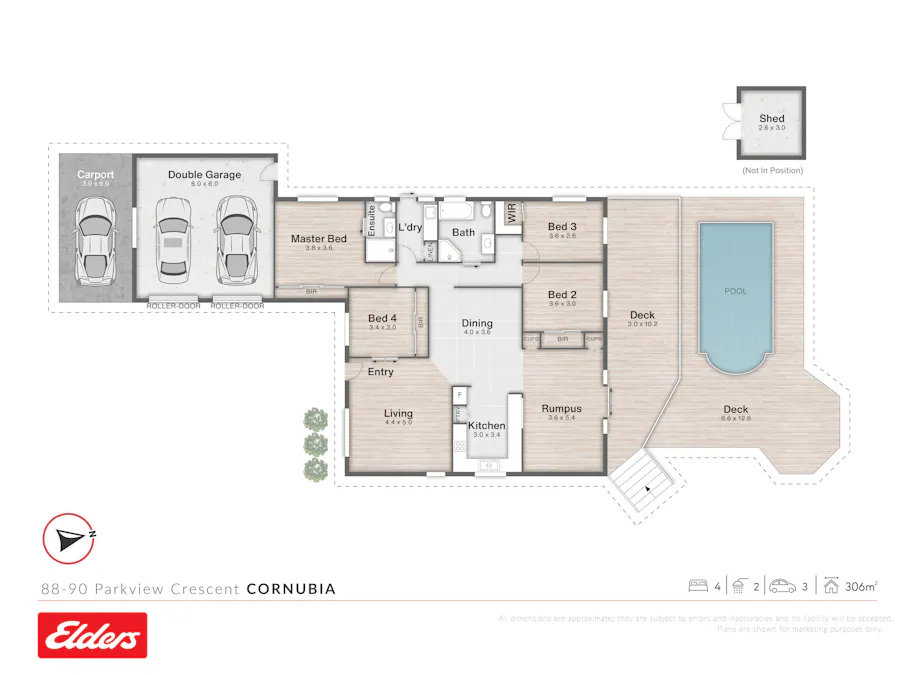 88-90 Parkview Crescent, Cornubia, QLD, 4130 - Floorplan 1