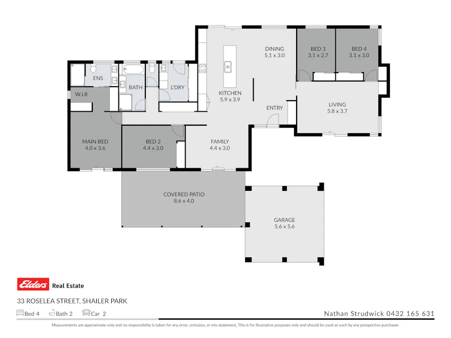 33 Roselea Street, Shailer Park, QLD, 4128 - Floorplan 1
