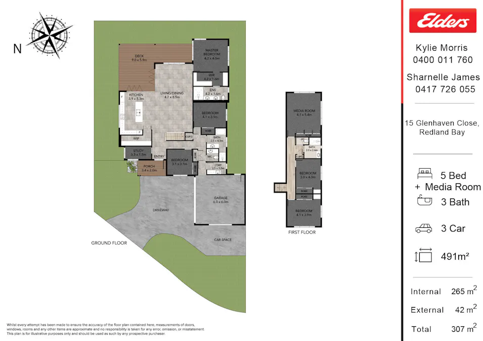 15 Glenhaven Close, Redland Bay, QLD, 4165 - Floorplan 1