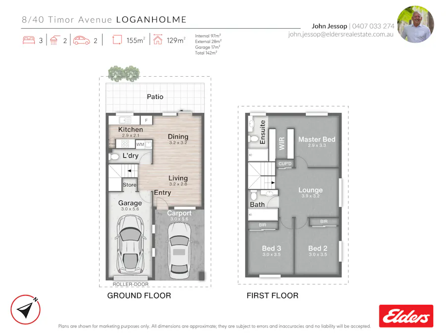 8/40 Timor Avenue, Loganholme, QLD, 4129 - Floorplan 1