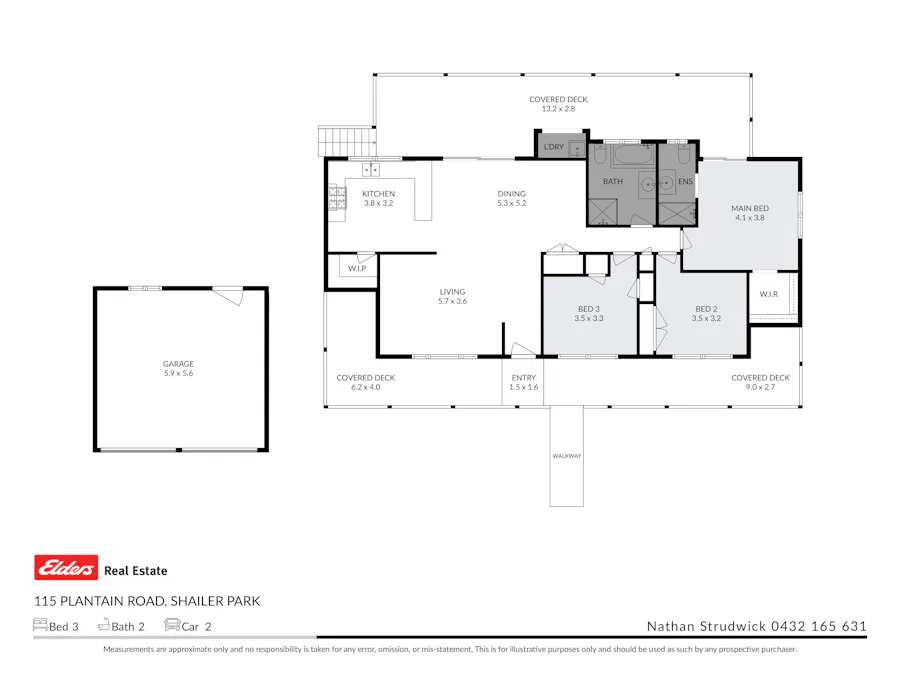 115 Plantain Road, Shailer Park, QLD, 4128 - Floorplan 1