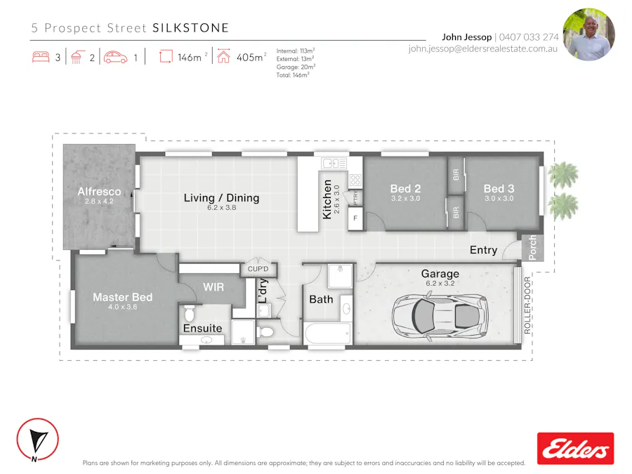 5 Prospect Street, Silkstone, QLD, 4304 - Floorplan 1