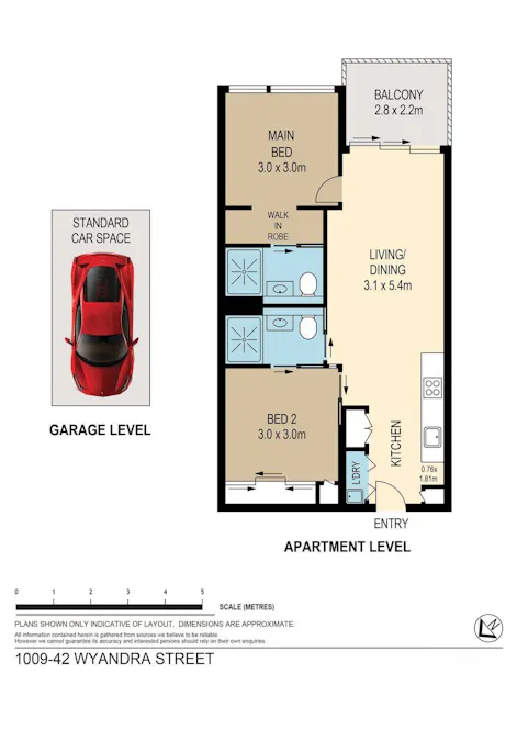1009/42 Wyandra Street, Newstead, QLD, 4006 - Floorplan 1
