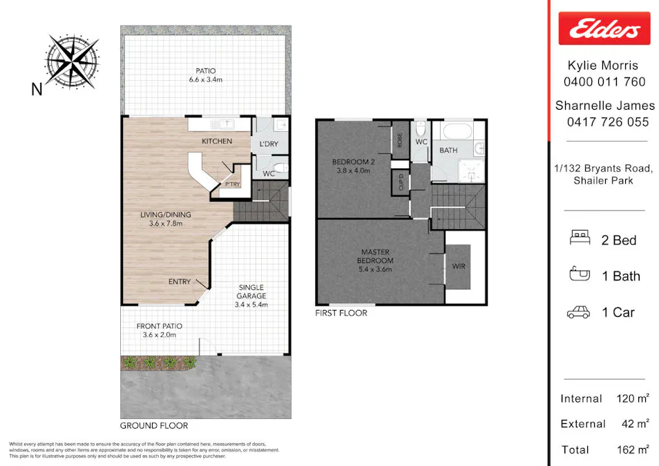 1/132 Bryants Road, Shailer Park, QLD, 4128 - Floorplan 1