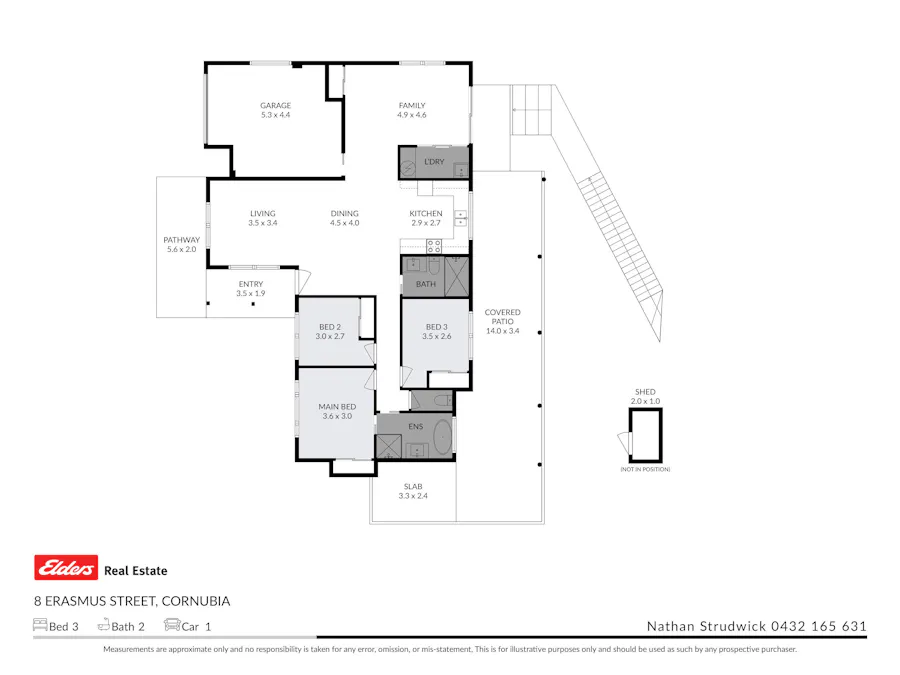 8 Erasmus Street, Cornubia, QLD, 4130 - Floorplan 1