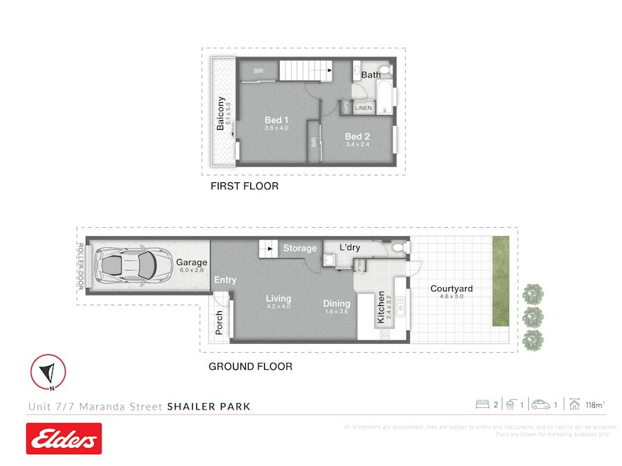 7/7 Maranda Street, Shailer Park, QLD, 4128 - Floorplan 1