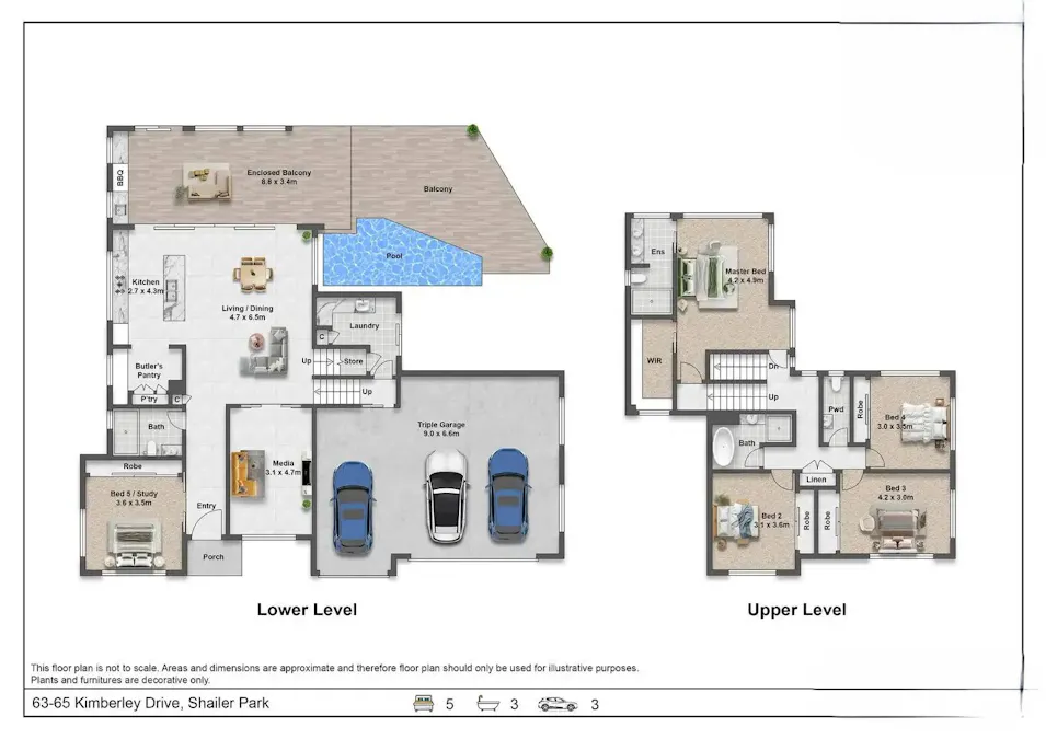 63-65 Kimberley Drive, Shailer Park, QLD, 4128 - Floorplan 1