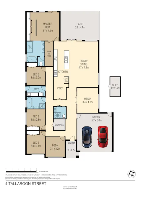 4 Tallaroon Street, Shailer Park, QLD, 4128 - Floorplan 1