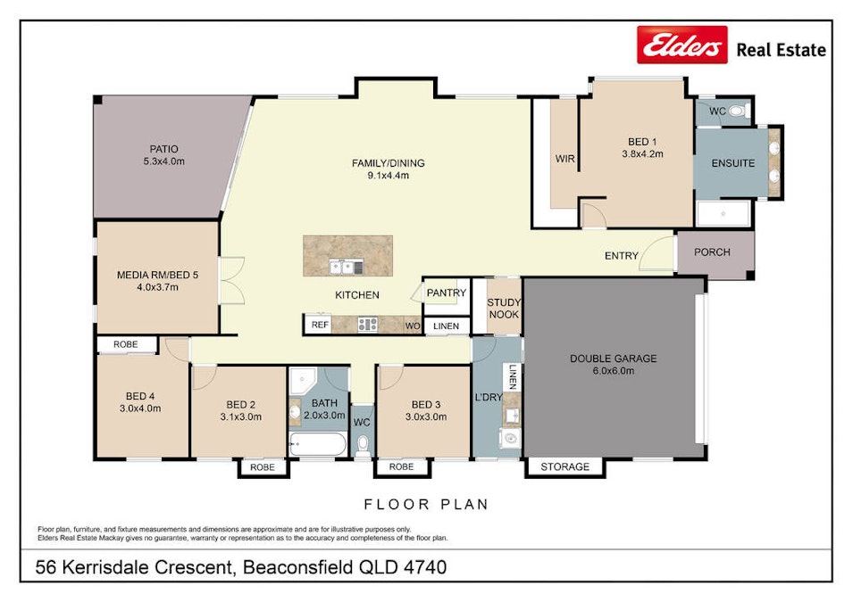 56 Kerrisdale Crescent, Beaconsfield, QLD, 4740 - Floorplan 1