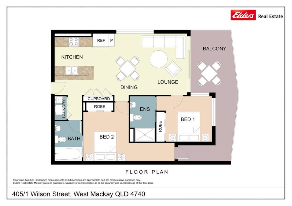 405/1 Wilson Street, West Mackay, QLD, 4740 - Floorplan 1