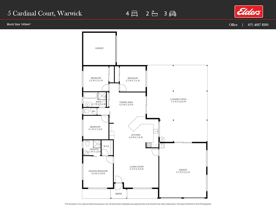 5 Cardinal Court, Warwick, QLD, 4370 - Floorplan 1
