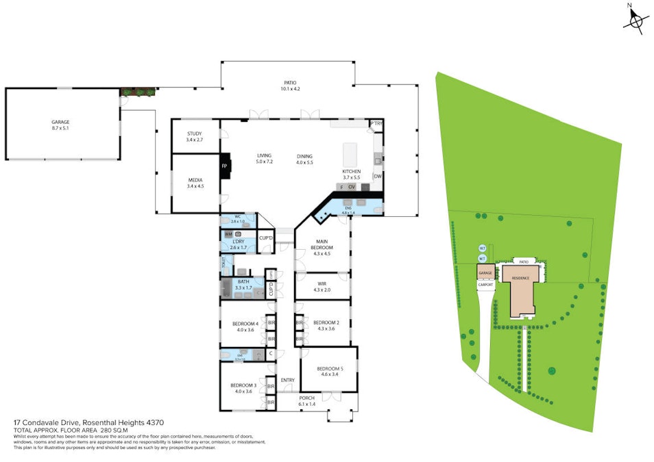 17 Condavale Drive, Warwick, QLD, 4370 - Floorplan 1