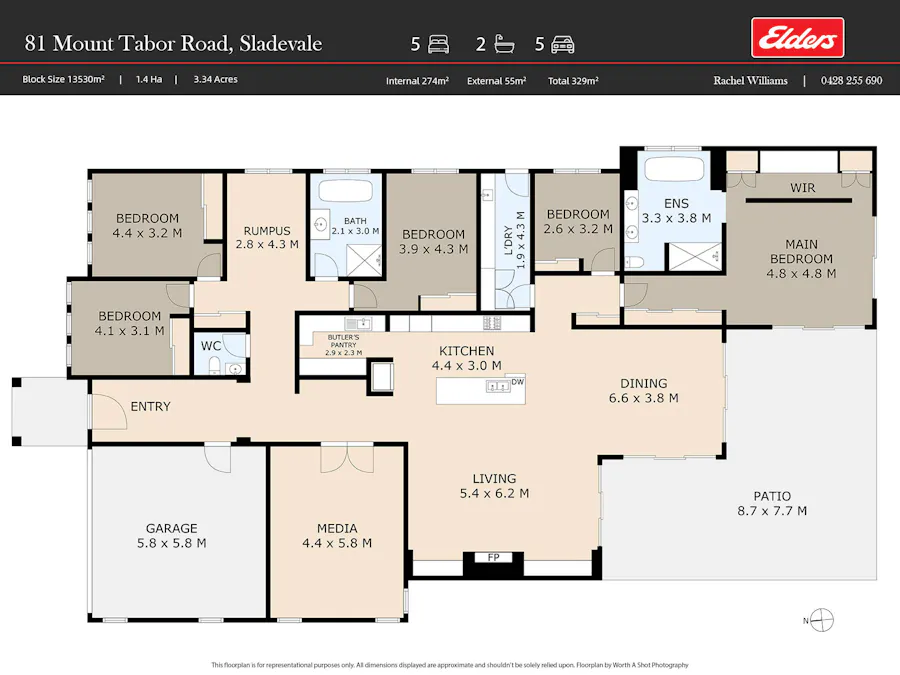 81 Mount Tabor Road, Sladevale, QLD, 4370 - Floorplan 1