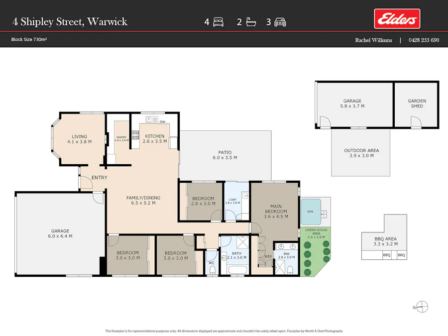 4 Shipley Street, Warwick, QLD, 4370 - Floorplan 1