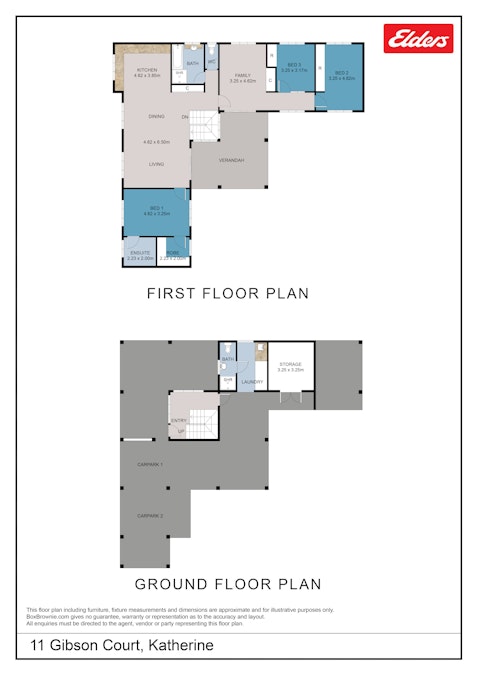 11 Gibson Court, Katherine, NT, 0850 - Floorplan 1