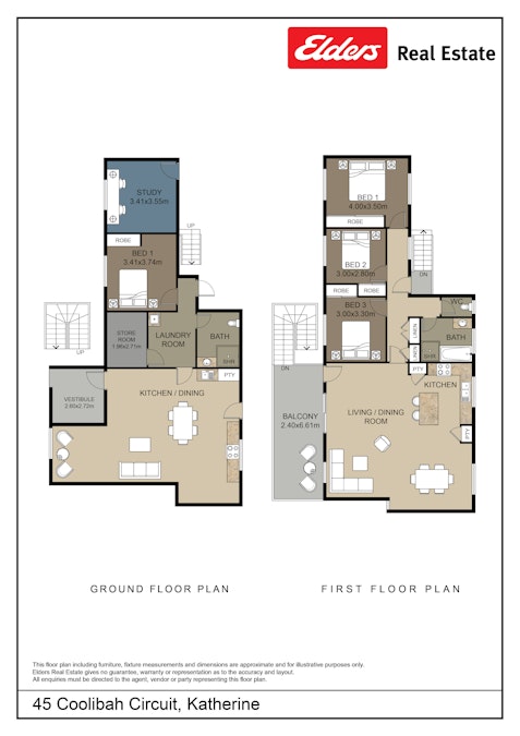 45 Coolibah Circuit, Katherine, NT, 0850 - Floorplan 1