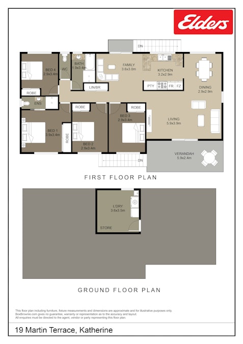 19 Martin Terrace, Katherine, NT, 0850 - Floorplan 1