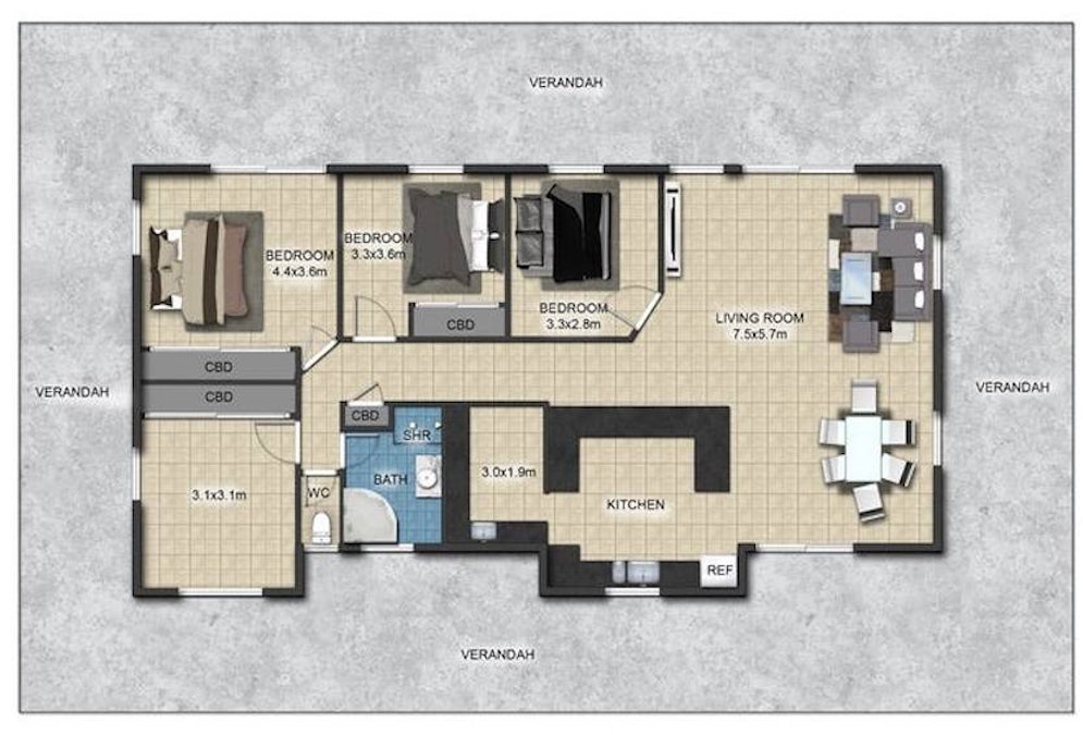 59 Williams Road, Girraween, NT, 0836 - Floorplan 2