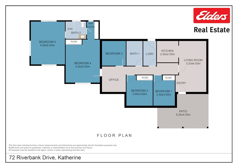 72 Riverbank Drive, Katherine, NT, 0850 - Floorplan 1