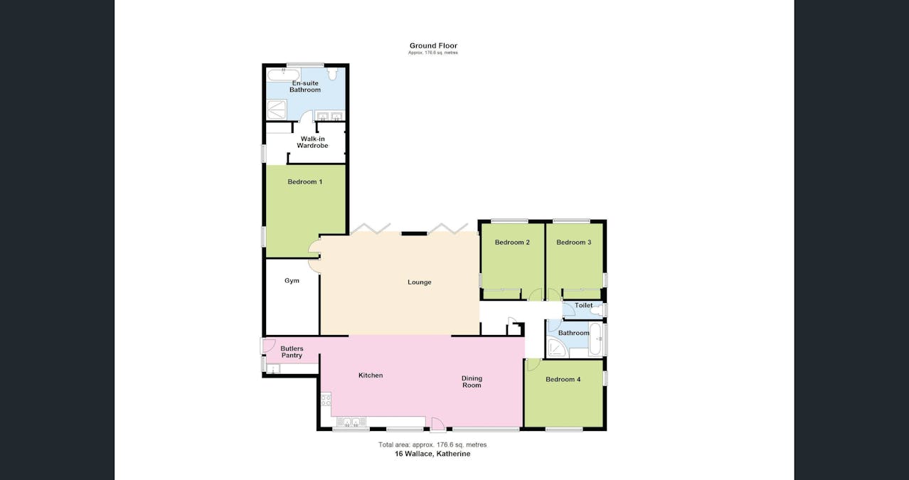 16 Wallace Court, Katherine, NT, 0850 - Floorplan 1