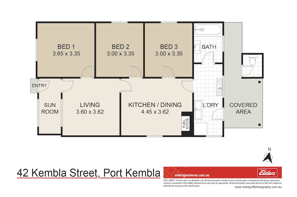 42 Kembla Street, Port Kembla, NSW, 2505 - Floorplan 1
