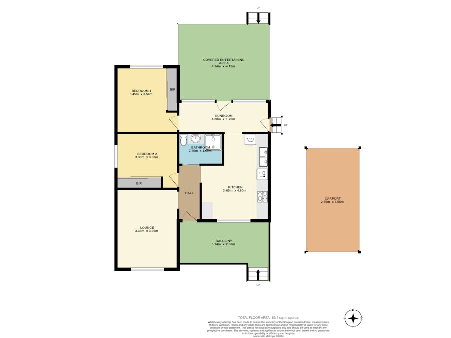 72 Pioneer Road, East Corrimal, NSW, 2518 - Floorplan 1