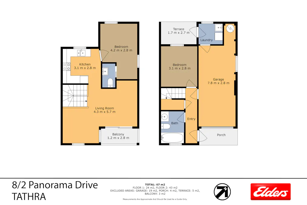 8/2 Panorama Drive, Tathra, NSW, 2550 - Floorplan 1