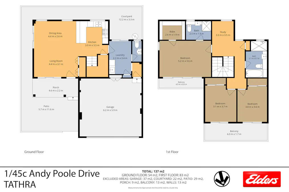 1/45C Andy Poole Drive, Tathra, NSW, 2550 - Floorplan 1