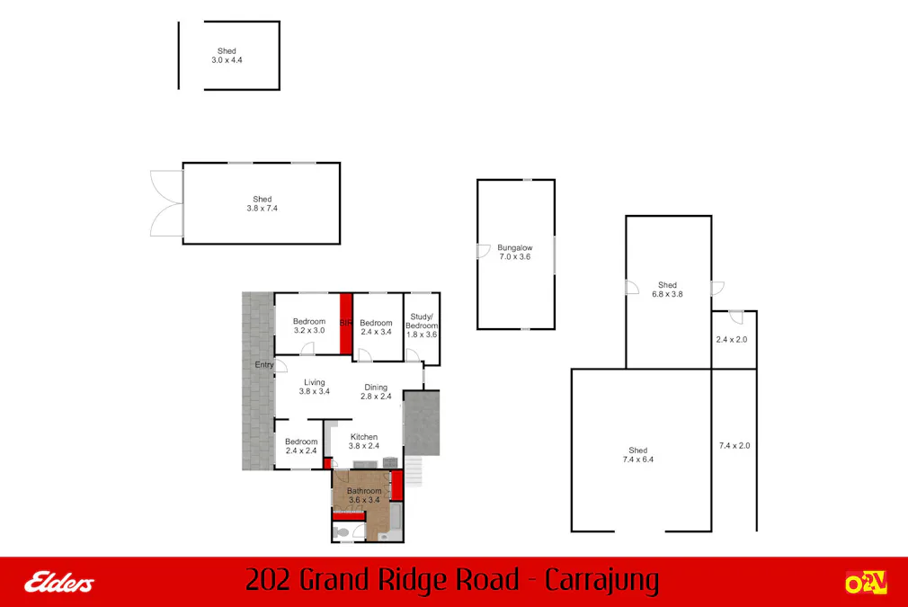 202 Grand Ridge Road, Carrajung, VIC, 3844 - Floorplan 1