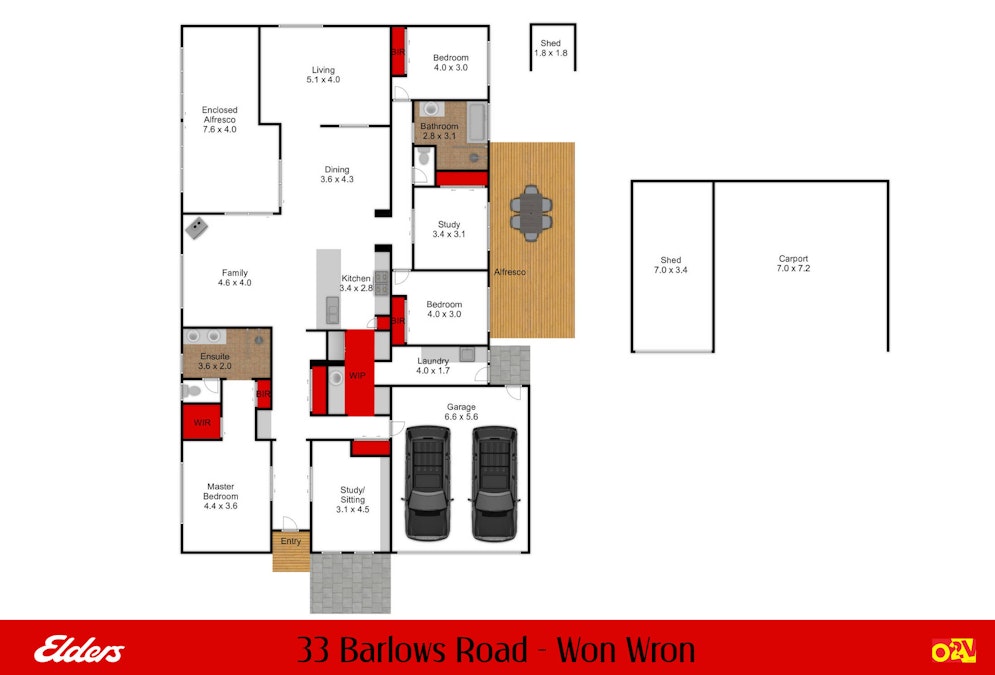 33 Barlows Road, Won Wron, VIC, 3971 - Floorplan 1