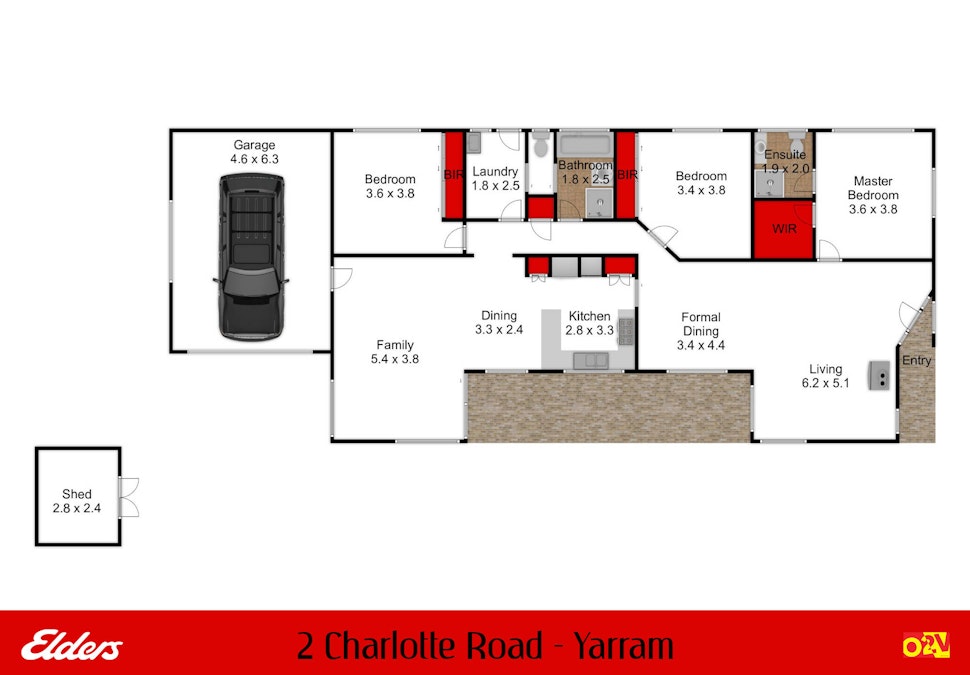 2 Charlotte Road, Yarram, VIC, 3971 - Floorplan 1
