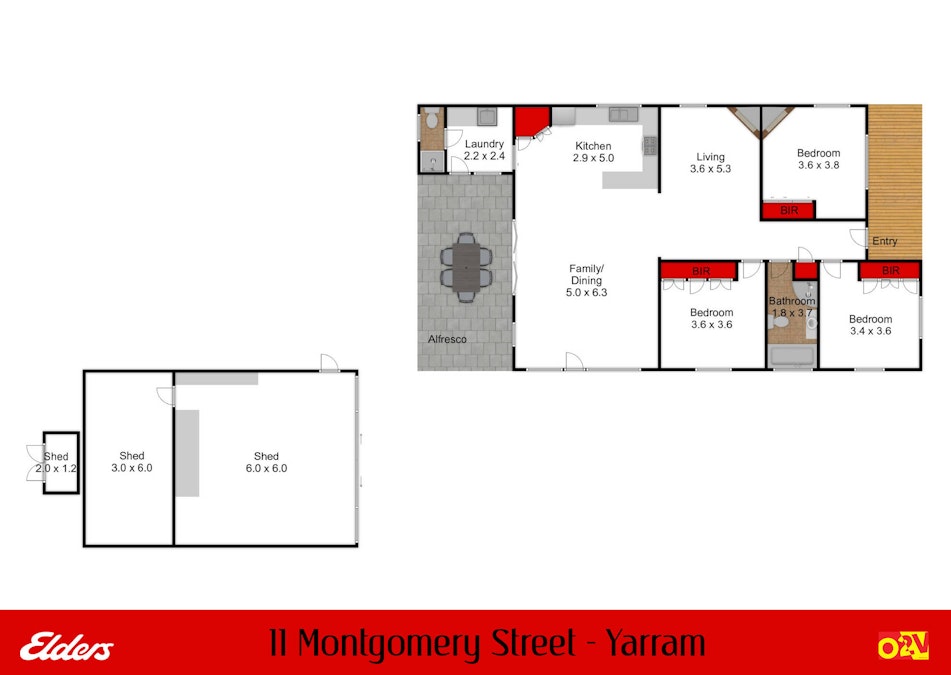 11 Montgomery Street, Yarram, VIC, 3971 - Floorplan 1