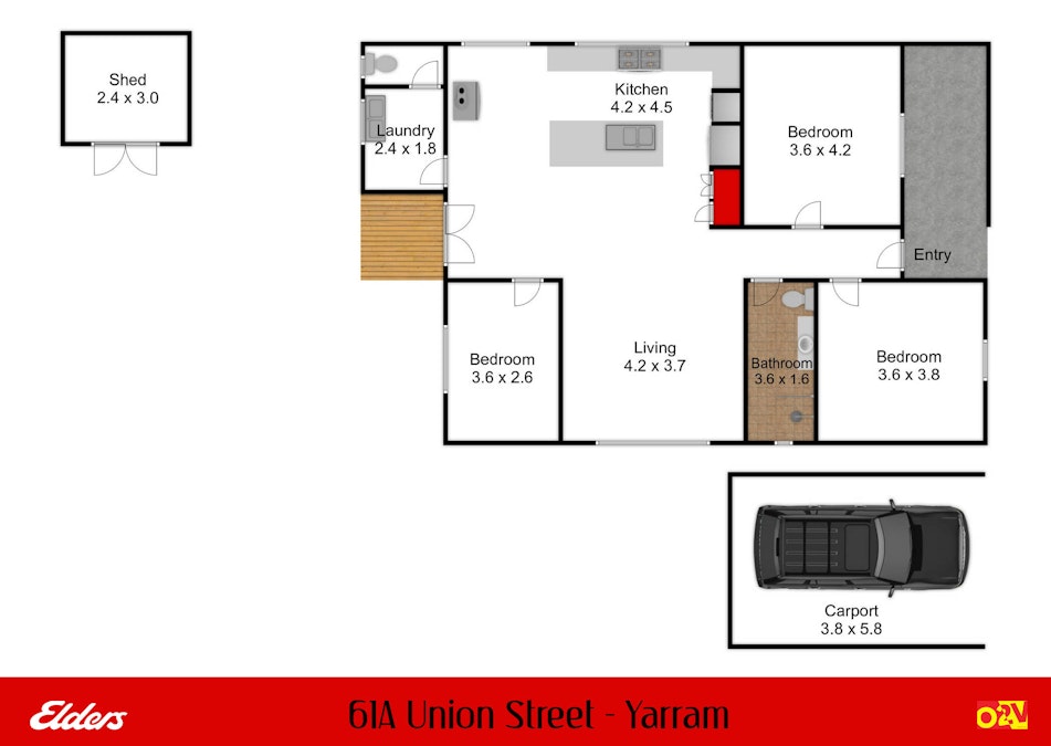 61A Union Street, Yarram, VIC, 3971 - Floorplan 1