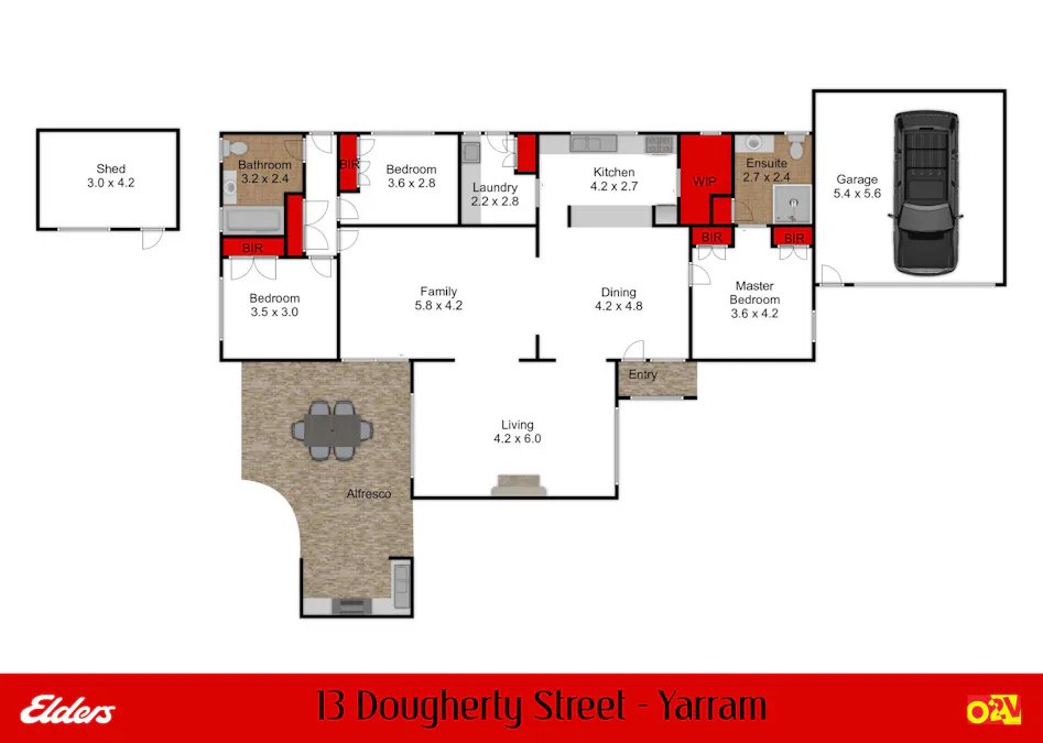13  Dougherty Street, Yarram, VIC, 3971 - Floorplan 1