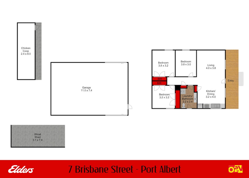 7 Brisbane Street, Port Albert, VIC, 3971 - Floorplan 1