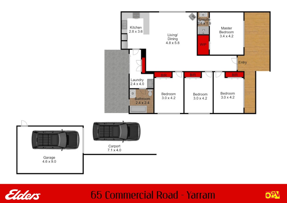 65 Commercial Road, Yarram, VIC, 3971 - Floorplan 1