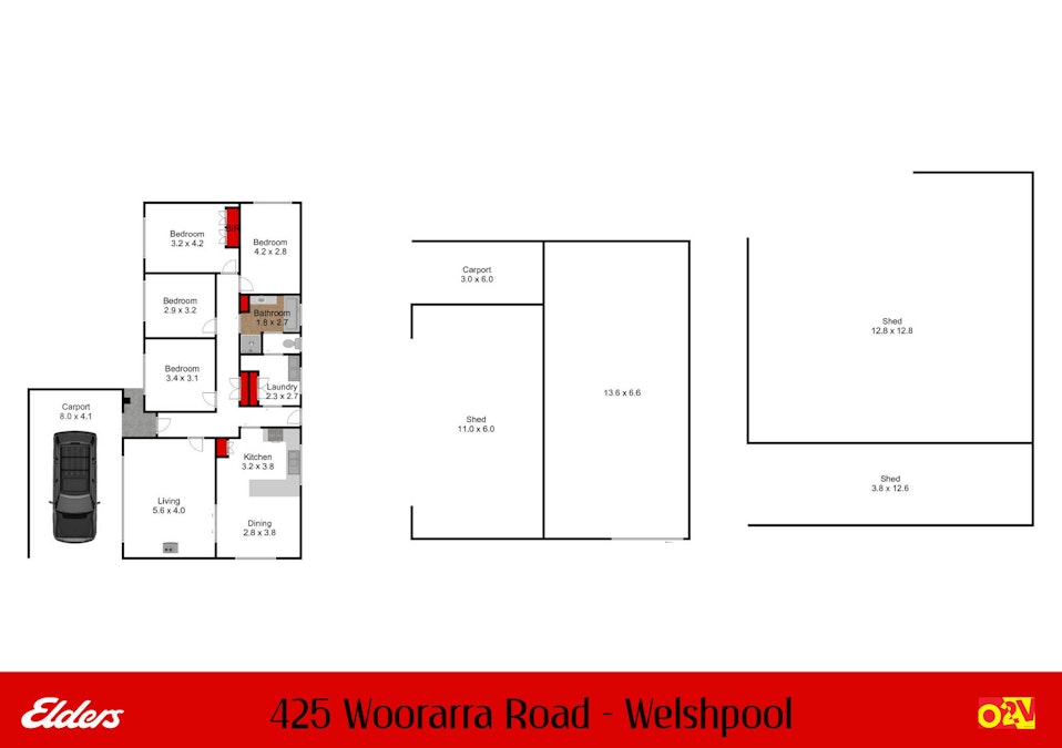 425 Woorarra Road, Welshpool, VIC, 3966 - Floorplan 1